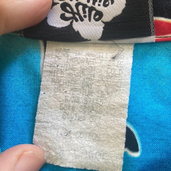 Vtg 70s Hilo Hattie bird of paradise Hawaiian-made button-front shirt size XL - Picture 4 of 6